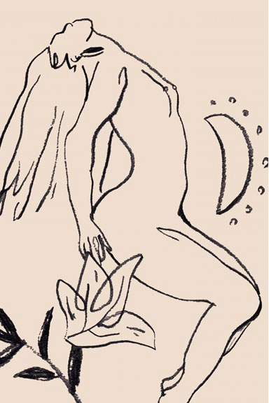 Femme breath out No. 3 Variante 1 | 13x18 cm | Premium-Papier