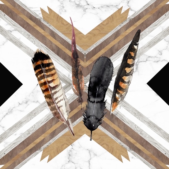 Indigenous No. 4 Variante 1 | 60x60 cm | Premium-Papier