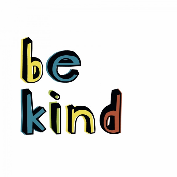 Be Kind Variante 1 | 60x60 cm | Premium-Papier