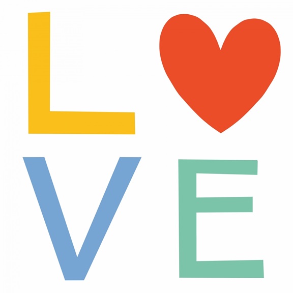 Love Variante 1 | 60x60 cm | Premium-Papier