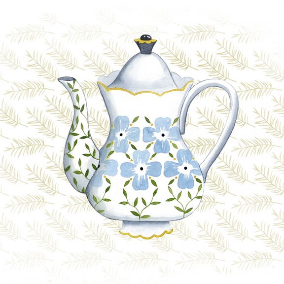 Teapots No. 1 Variante 1 | 60x60 cm | Premium-Papier