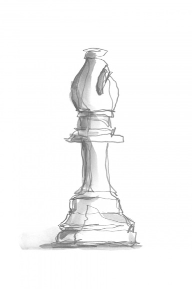 Chess Set No. 4 Variante 1 | 30x45 cm | Premium-Papier