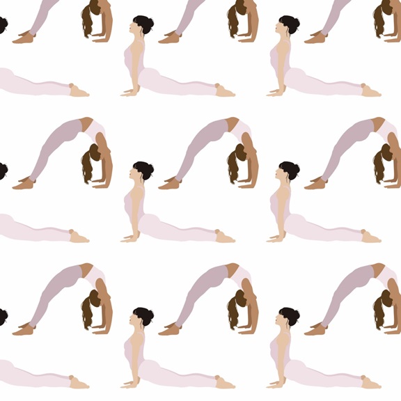 Green Yoga No. 3 Variante 1 | 60x60 cm | Premium-Papier