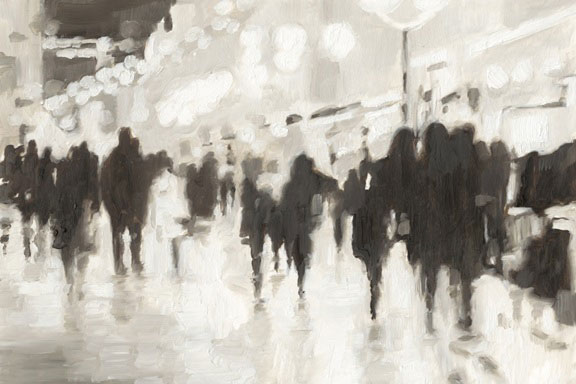 City Crowds No. 4 Variante 1 | 30x45 cm | Premium-Papier