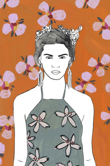 Fierce Flower Portrait No. 2 Variante 1 | 30x45 cm | Premium-Papier