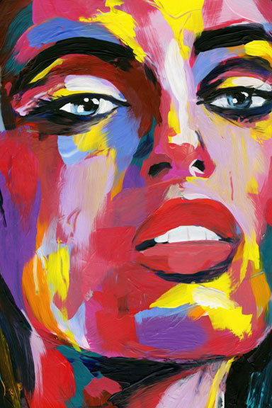 Neon Colour Face No. 3 Variante 1 | 13x18 cm | Premium-Papier