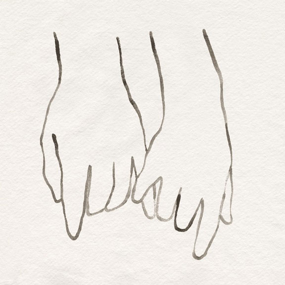Holding Hands No. 1 Variante 1 | 60x60 cm | Premium-Papier