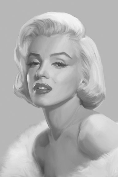 Black & White Marilyn No. 2 Variante 1 | 13x18 cm | Premium-Papier