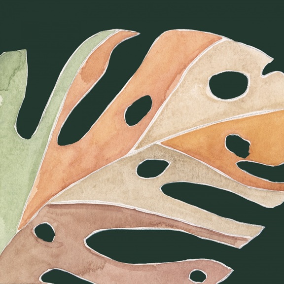 Palm Party No. 1 Variante 1 | 60x60 cm | Premium-Papier