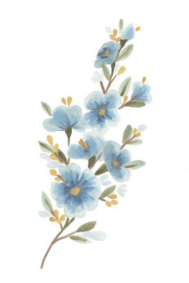 Pleasing Flowers No. 2 Variante 1 | 30x45 cm | Premium-Papier