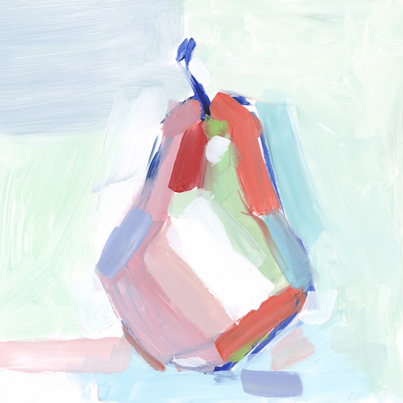 Pastel Fruit No. 2 Variante 1 | 40x40 cm | Premium-Papier