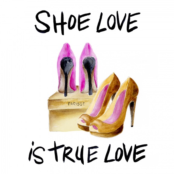 Shoe Love Variante 1 | 40x40 cm | Premium-Papier