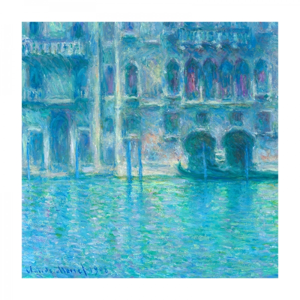 Claude Monet - Palazzo da Mula, Venice Variante 1 | 60x60 cm | Premium-Papier wasserfest