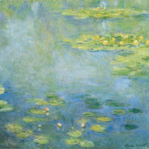 Claude Monet - Waterlilies (ca. 1906) Variante 1 | 60x60 cm | Premium-Papier
