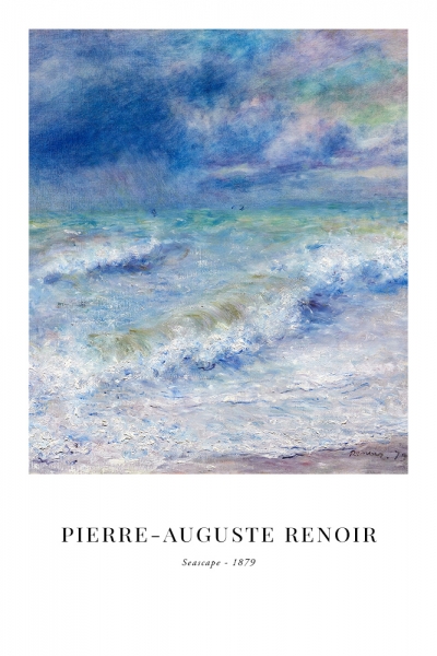 Pierre-Auguste Renoir - Seascape Variante 1 | 40x60 cm | Premium-Papier