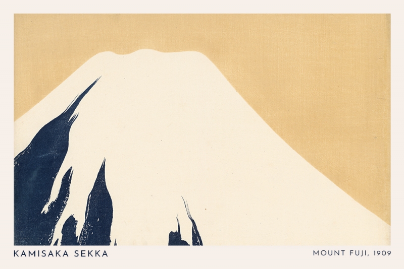 Kamisaka Sekka - Mount Fuji Variante 2 | 13x18 cm | Premium-Papier