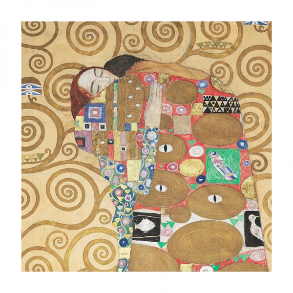 Gustav Klimt - Fulfillment Variante 1 | 40x40 cm | Premium-Papier wasserfest