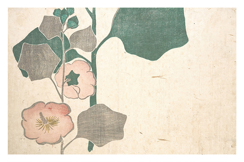 Ogata Korin - Design of Flowers Variante 1 | 60x90 cm | Premium-Papier wasserfest