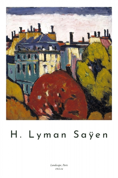 H. Lyman Saÿen - Landscape, Paris Variante 1 | 20x30 cm | Premium-Papier