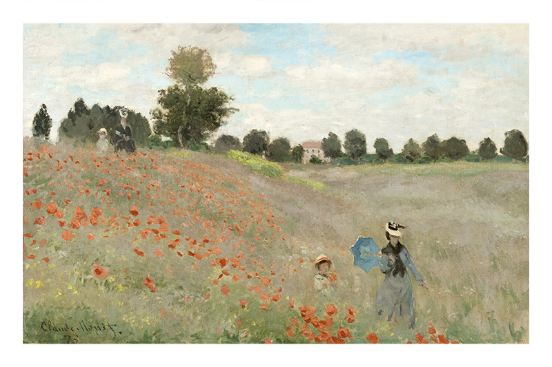 Claude Monet - The Poppy Field near Argenteuil 