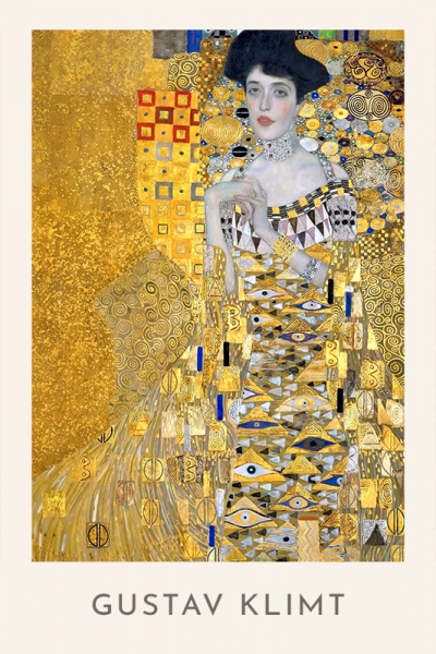 Gustav Klimt - Portrait of Adele Bloch-Bauer Variante 1 | 60x90 cm | Premium-Papier