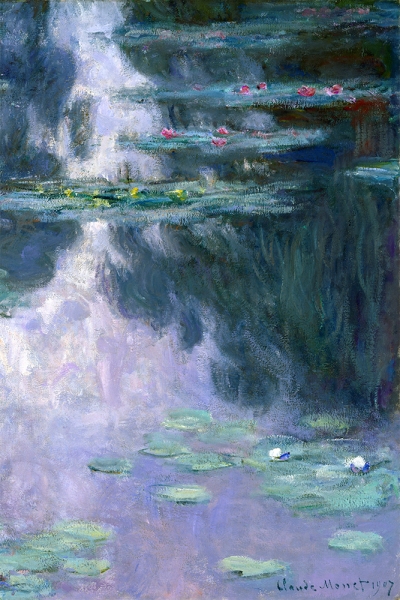 Claude Monet - Water Lilies Variante 1 | 60x90 cm | Premium-Papier wasserfest