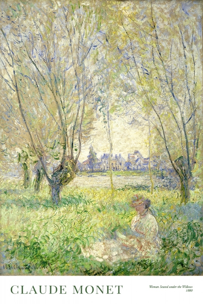 Claude Monet - Woman Seated under the Willows 