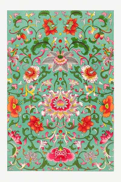 Colourful Floral Pattern Variante 1 | 13x18 cm | Premium-Papier