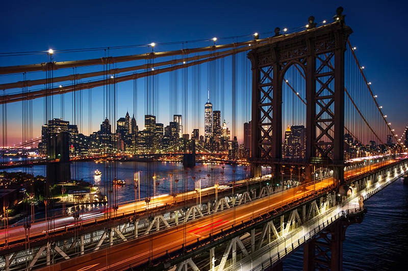 Manhattan Bridge No. 1 Variante 1 | 13x18 cm | Premium-Papier