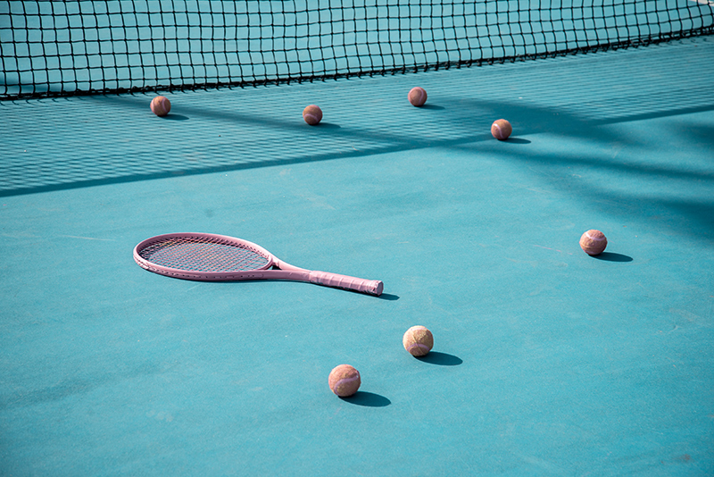 Tennis Racket Variante 1 | 13x18 cm | Premium-Papier