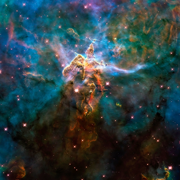 Image of a nebula taken using a NASA telescope 