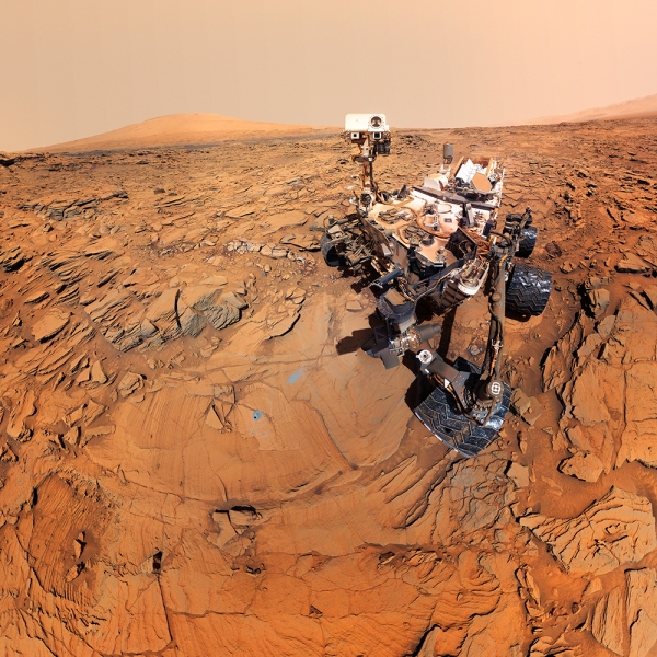 A Self-Portrait of NASA's Mars Rover Variante 1 | 40x40 cm | Premium-Papier