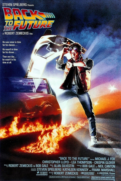 Movie Poster 'Back to the Future', directed by Robert Zemeckis (1985) Variante 1 | 13x18 cm | Premium-Papier