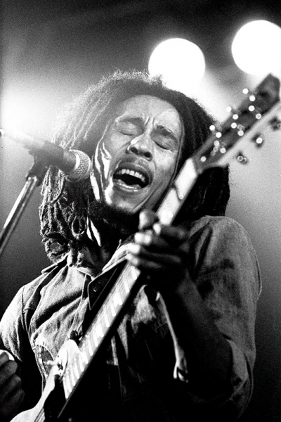 Bob Marley im Konzert, 1976 Variante 1 | 13x18 cm | Premium-Papier