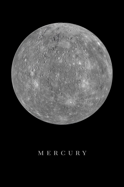 NASA Image of Mercury taken by Messenger Probe Variante 1 | 13x18 cm | Premium-Papier