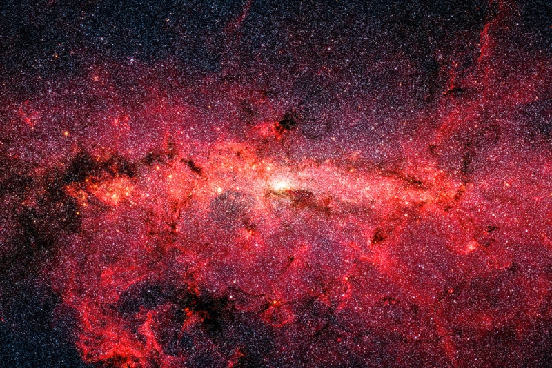 Core of the Milky Way Galaxy - Image taken by NASA 