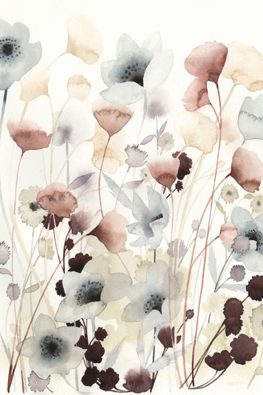 Watercolour Flowers Variante 1 | 13x18 cm | Premium-Papier