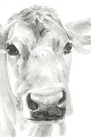 Watercolour Cow Variante 1 | 13x18 cm | Premium-Papier