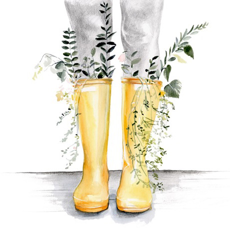 Flowers in my Boots No. 2 