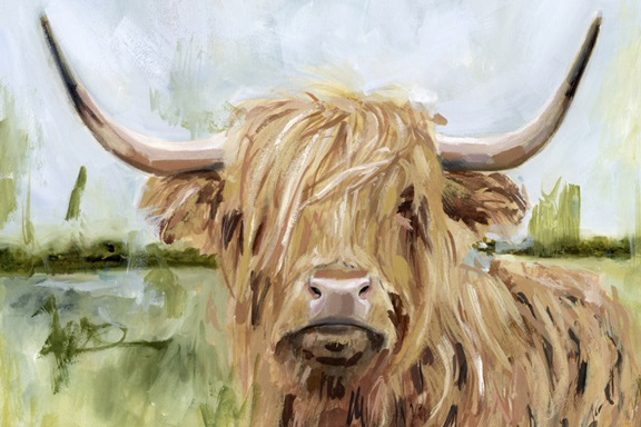 The Highland Cow Variante 1 | 13x18 cm | Premium-Papier