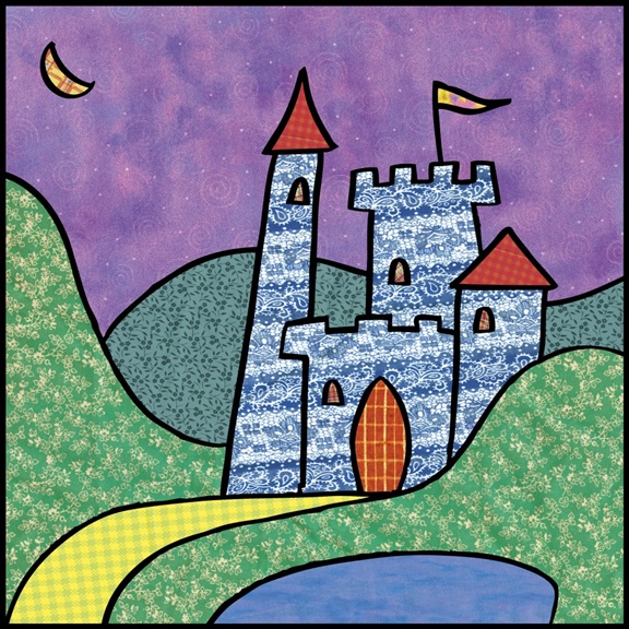 Quilted Castles No. 4 