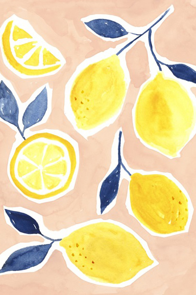 Pastel Lemons Variante 1 | 13x18 cm | Premium-Papier