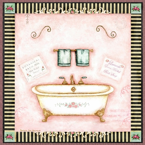 Fancy Pink Bath No. 1 Variante 1 | 40x40 cm | Premium-Papier