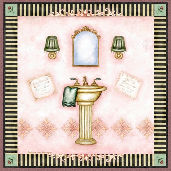 Fancy Pink Bath No. 2 Variante 1 | 40x40 cm | Premium-Papier