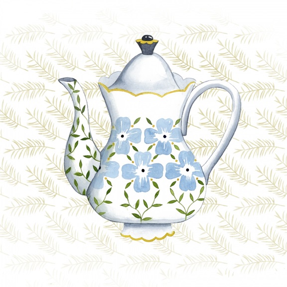 Teapots No. 1 Variante 1 | 40x40 cm | Premium-Papier