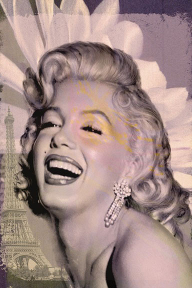 Marilyn Monroe Paris Variante 1 | 13x18 cm | Premium-Papier