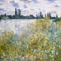 Claude Monet - Île aux Fleurs near Vétheuil Variante 2