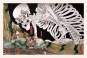 Utagawa Kuniyoshi - Takiyasha the Witch and the Skeleton Spectre Variante 2