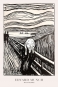 Edvard Munch - The Scream (Litography) Variante 1