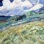 Vincent van Gogh - Landscape from Saint-Rémy Variante 2